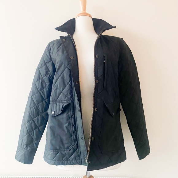 Filson Black Women's Tin Cloth waxed canvas jacket M - Picture 2 of 7